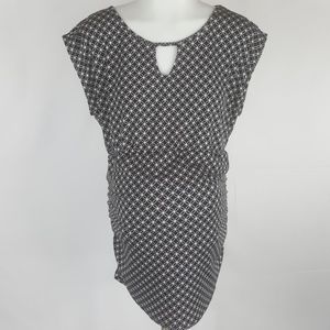 Motherhood Maternity Geo Shape Blouse